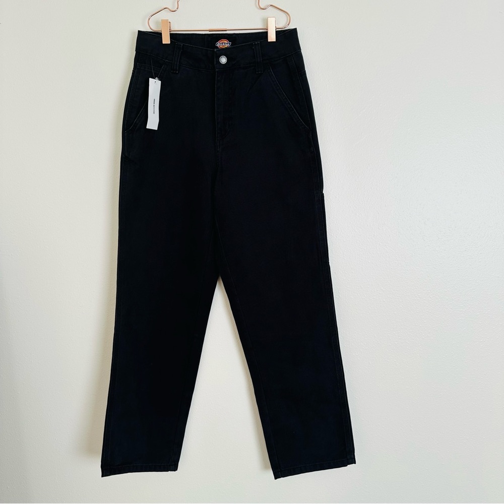 New Dickies Canvas Low Rise Cotton Baggy Wide Leg Cargo Carpenter Pants - Picture 8 of 10